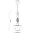 LARIAT CERAMICZNA LAMPA WISZĄCA     C2531 VPE   FERROLUCE